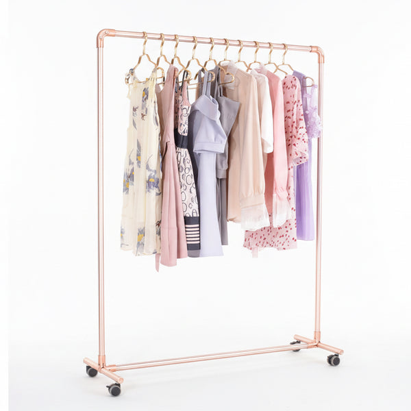 Rose Gold Clothing Rack – Mantis Hut