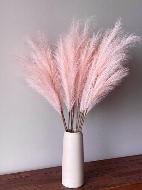 Faux Pampas Grass (Pink Blush) – Mantis Hut