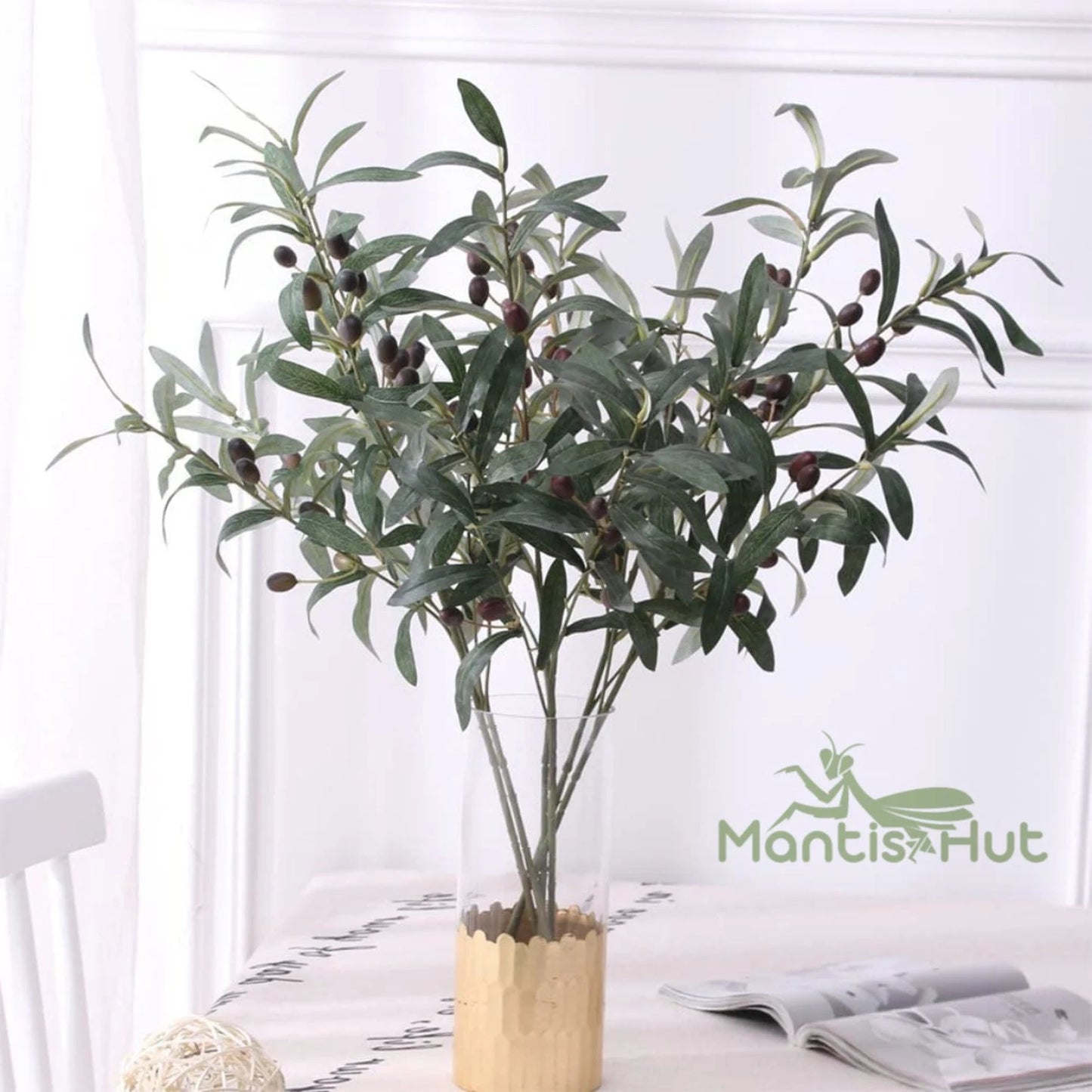 Artificial Olive Tree Branches